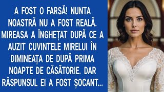 A foat o farsă! Nunta noastra nu a fost reală. Mireasa a înghețat după ce a auzit cuvintele mirelui