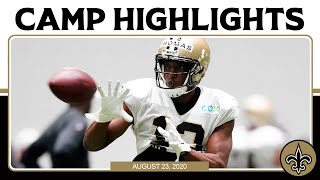 Saints Training Camp Highlights (8/23/2020) | New Orleans Saints