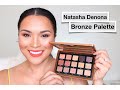 The Natasha Denona Bronze Palette - Unboxing- Swatches- Demo by Swatch Queen