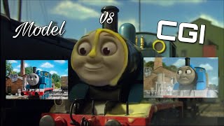 Model to CGI Thomas and the Stinky Cheese Comparison