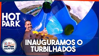 HOT PARK abre NOVOS TOBOÁGUAS ÚNICOS no Brasil! Experimentamos o TURBILHADOS | Hapfun