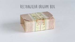 DIY: Rectangular Origami Box