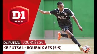 J20 : Kremlin Bicetre Futsal - Roubaix AFS (5-5), le résumé