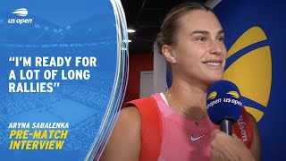 Aryna Sabalenka Pre-Match Interview | 2023 US Open Final