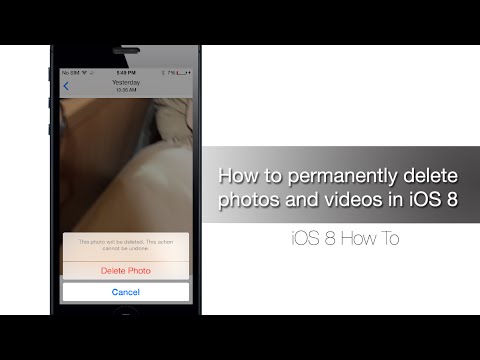 How to permanently delete photos and videos in iOS 8 - iPhone Hacks How to permanently delete photos and videos in iOS 8 - iPhone Hacks