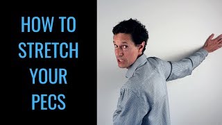 How to stretch your pecs, standing pec stretch chest stretch by chiropractor in Toronto Dr. Mackay