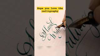 How to make font in calligraphy | #calligraphy #lettering #writing #font #stylish #handwriting #fy