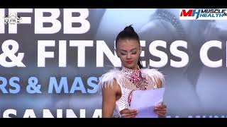 Junior Fitness Superstar Tatiana ONDRUŠKOVÁ   2019 MH EBFF European Championships