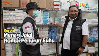 Menag Yaqut Rasakan Sensasi Pakai Rompi Penurun Suhu Inovasi Kemenkes