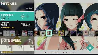 탭소닉 볼드( Tapsonic Bold ) - First Kiss [Expert Lv.7] Full Combo