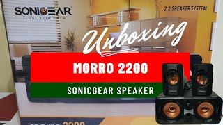 MORRO 2200 by SONICGEAR SPEAKER UNBOXING