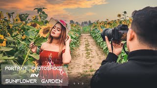 Sunflower Field Photoshoot - Behind the Scenes