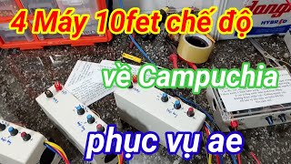 4 Máy kích cá 10 fet 6 chế độ qua Campuchia làm nhiệm vụ