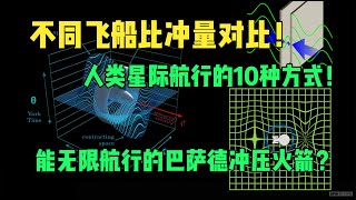 无限加速的飞船？曲率引擎？人类星际航行的10种方式及比冲量对比