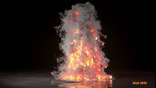 QnD XP-Test: "Fire #6" (Redshift Render, 4K, HDR)