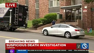 Suspicious death under investigation at a Vernon apartment