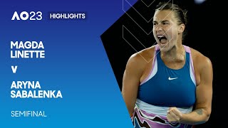 Magda Linette v Aryna Sabalenka Condensed Match | Australian Open 2023 Semifinal