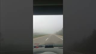 I-475 fog morning subscribe today please #shortsvideo #shortvideo #shorts #short