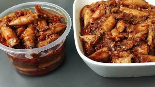 Delicious baby squid chili sauce for sahur and breaking the fast during the month of Ramadan can ...