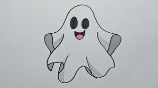 How To Draw a Ghost EASY @CartooningClubJunior