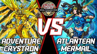 Yugioh OTS | Adventure Crystron deck vs Atlantean Mermail | THE BETTER WATER DECK? 🤔 💦