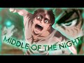 Middle Of The Night🌙🤍 | Attack On Titan | AMV EDIT