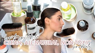 HOW TO SWITCH TO CLEAN, ALL NATURAL, NON TOXIC PRODUCTS | Beginners Guide, Resources, Greenwashing