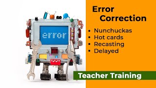 Error correction - Teacher training