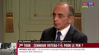 Eric Zemmour l'interview Présidentielle - Une Semaine Pour Convaincre