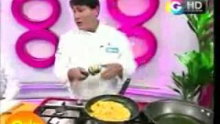 Madre Consuelo y Jimmy, Cheff del Restaurant La Onceava en el programa Que Vivan Las Mujeres