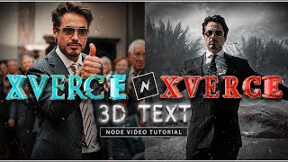 3D Text in Node Video 🔥 | Easy Tutorial (Mobile Editing)
