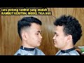 cara potong rambut yang mudah RAMBUT KERITING MODEL TIGA JARI