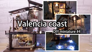 DIY miniature doll house #4 ミニチュアハウス＃4︳Valencia coast (with real lights)