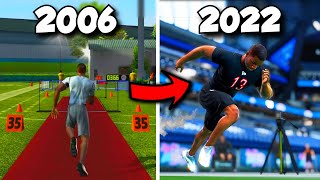 Running the 40 Yard Dash on EVERY Madden EVER (2006-2022)