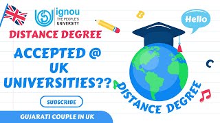 क्या DISTANCE LEARNING DEGREE SE UK आ सकते हे | क्या सही में IGNOU की डिग्री चलती हे UK 🇬🇧 में