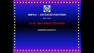 U1A3: Graphing a Polynomial Function from Factored Form (Example #4)