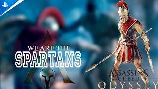 WE ARE THE SPARTANS !  STORYLINE | ASSASSIN'S CREED ODYSSEY 4k HDR PS5 60fps
