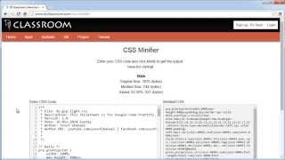 DYclassroom | CSS Minifier