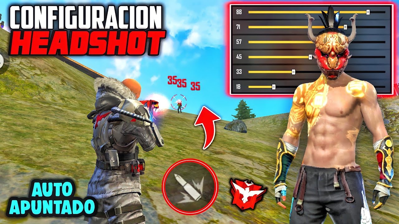 SENSIBILIDAD FREE FIRE CON *SEGUIMIENTO A LA CABEZA* CONFIGURACIÓN PARA ...