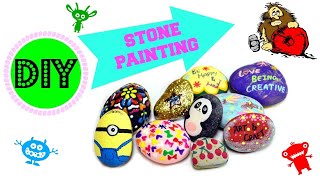 Rock painting ideas| stone painting of penguins| how to paint penguins on stones| hand painted rocks