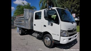 2019 HINO DOUBLE CAB 195 14ft Landscape Dump bed