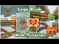 Nick Wilde Tutorial W2601-29 Lego Bricks How To Build Building Nano Block Cara memasang merakit