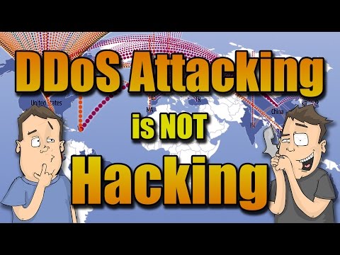 DDoS attacks require no skill, it's not hacking... DDoS attacks require no skill, it's not hacking...