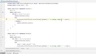 Java ReentrantReadWriteLock example