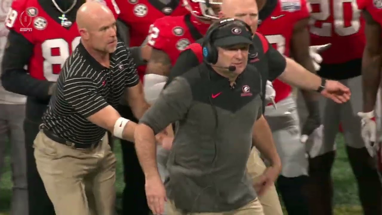 Kirby Smart Calls The Smartest Timeout Of His Life & Georgia Scores ...