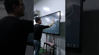 Trendy Zero Bonding IR tech Interactive Touch Screen Panel Smart Whiteboard For Education Conference