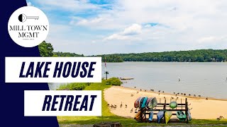 Lake House Rental: French Country Lake Property in Connecticut (Coventry Lake)