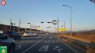 국가지원지방도 32호선 신탄진 - 미원 주행영상 Korean Local Route 32 Sintanjin - Miwon