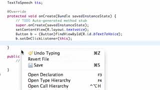 Android Developing Applications Tutorial 187 Text to Speech