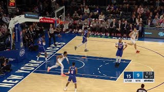 1st Quarter, One Box Video: New York Knicks vs. Utah Jazz